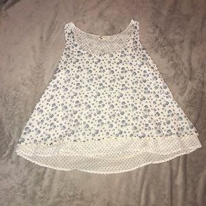 layered floral tank